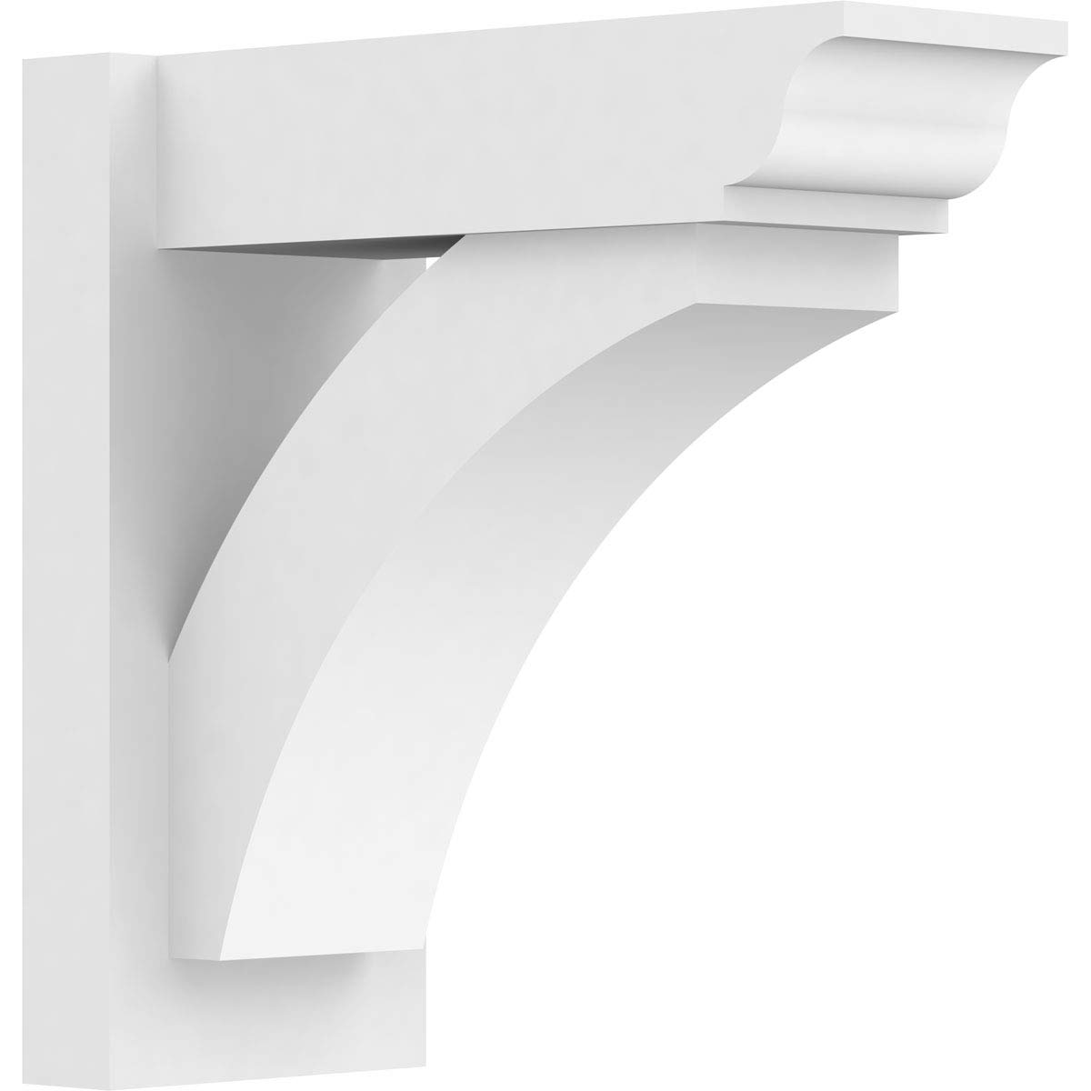 Ekena Millwork OUTP07X16X16THR01 Thorton Architectural Grade PVC Outlooker with Traditional Ends - 7