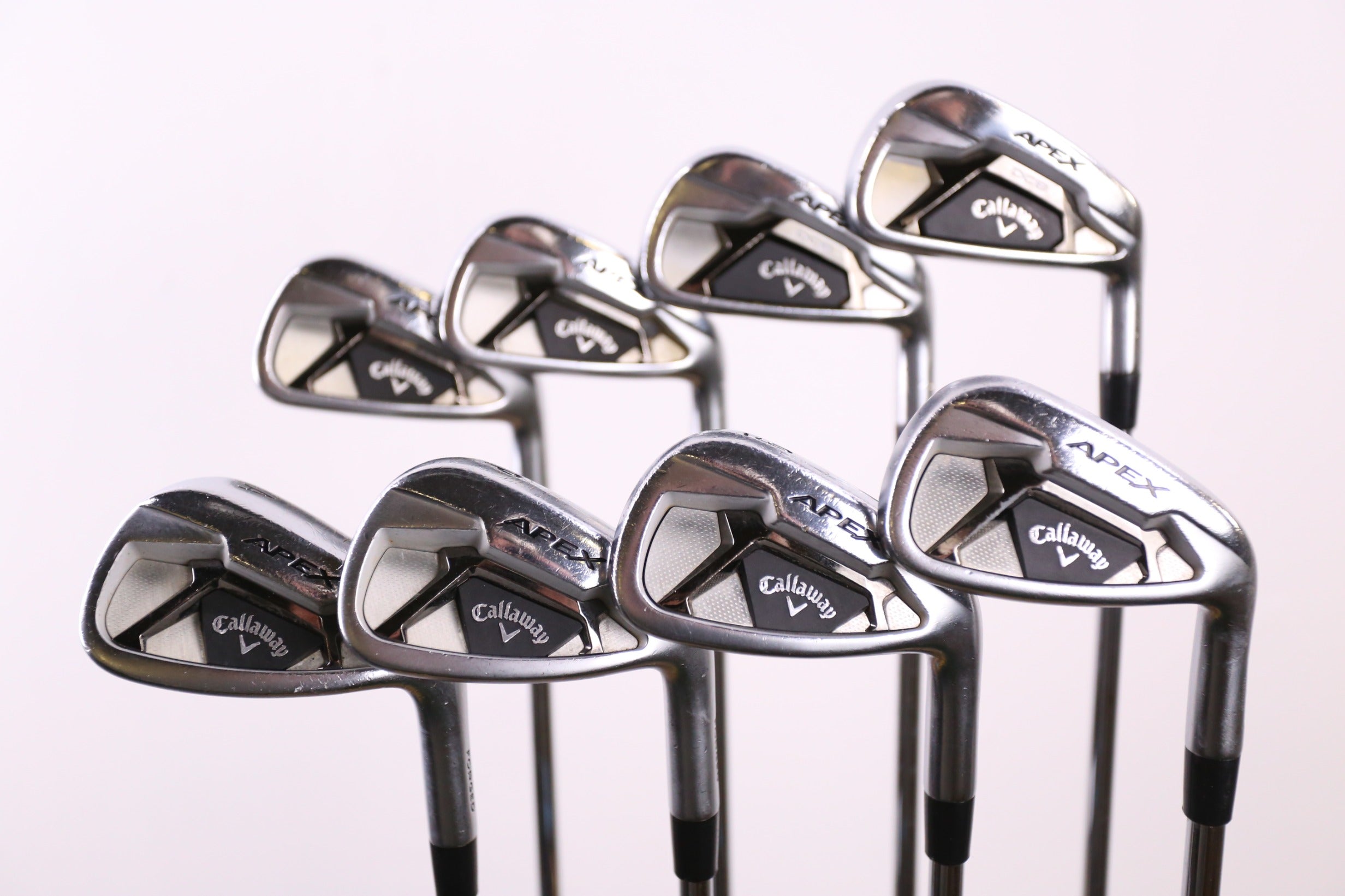 Used Callaway Apex 21 & Apex DCB Combo Iron Set - Right Handed 4-AW Regular Flex Golf Clubs for Men | Perfect for Mid-Handicap Players on Course & Driving Range