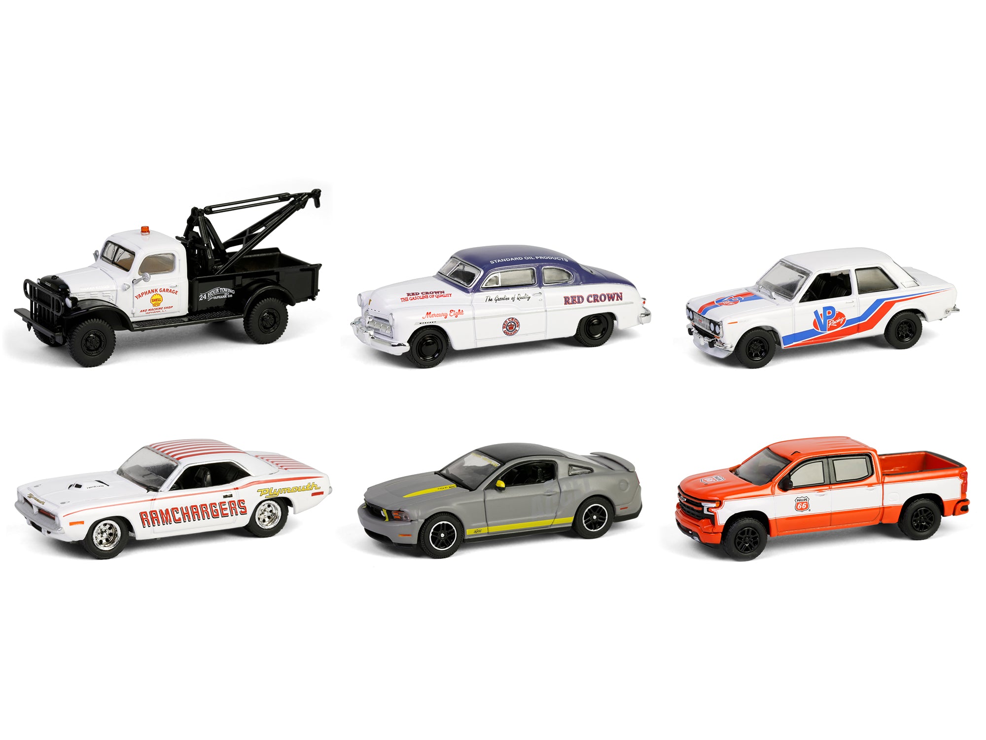 Greenlight Series 17 1/64 Diecast Model Cars - 6 Piece Collectible Set for Display & Racing Enthusiasts | Perfect for Home Decor, Gift Giving & Diecast Car Collections
