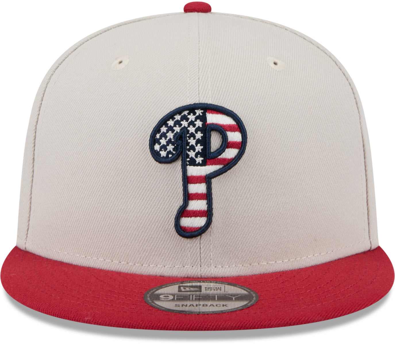 Philadelphia Phillies 2024 MLB July 4th Patriotic Snapback Cap - Official 9Fifty Adjustable Hat for Baseball Fans & 4th of July Celebrations