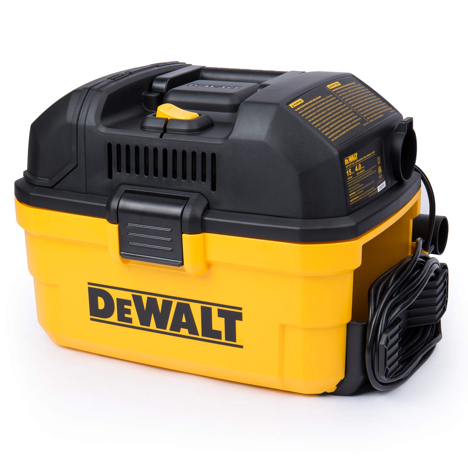 DEWALT 4 Gallon Wet/Dry Vacuum - Portable Workshop Vac for Cleaning