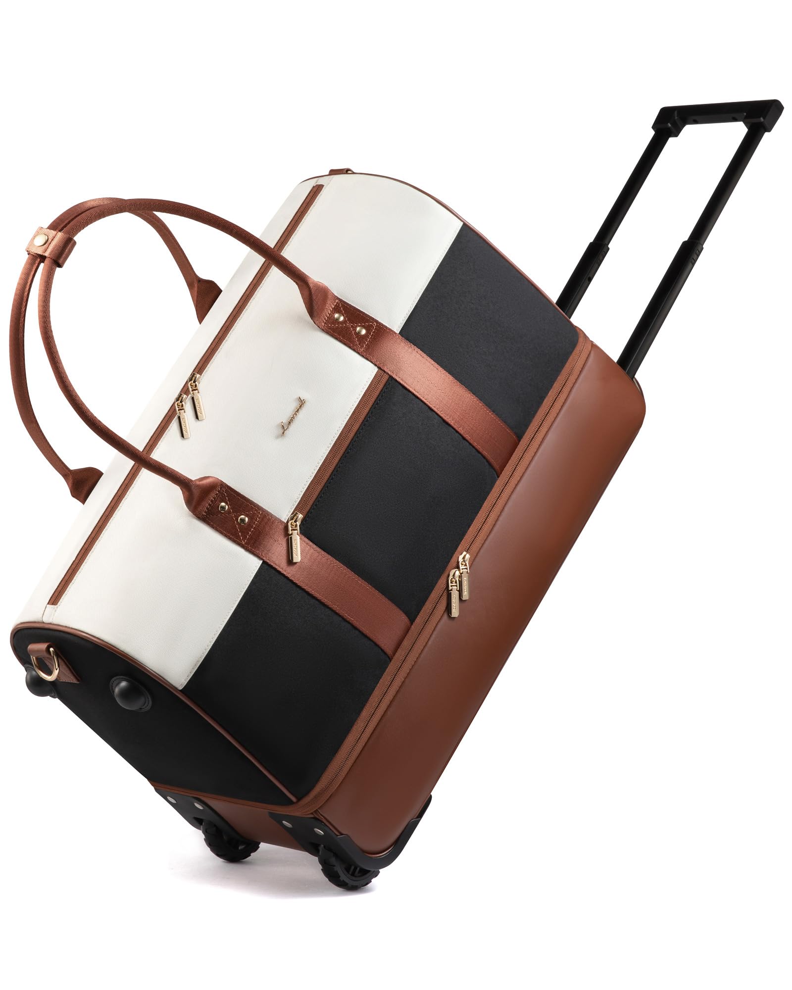 LOVEVOOK Women's Weekender Travel Duffel Bag - Large Carry-On Overnight Bag with Shoe Compartment & 2 Packing Cubes | Perfect for Hospital Labor Delivery, Weekend Getaways & Business Trips