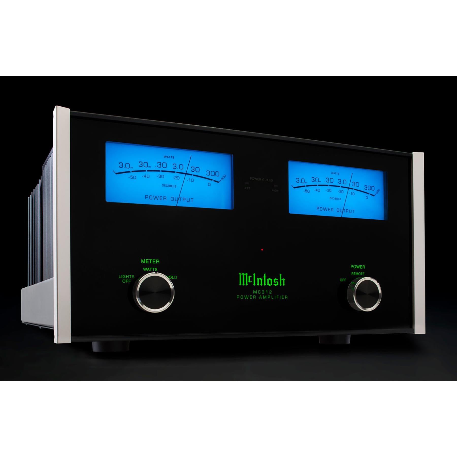 McIntosh MC312 2-Channel Solid State Power Amplifier - High-Fidelity Audio for Home Theater & Stereo Systems | Perfect for Audiophiles & Music Enthusiasts