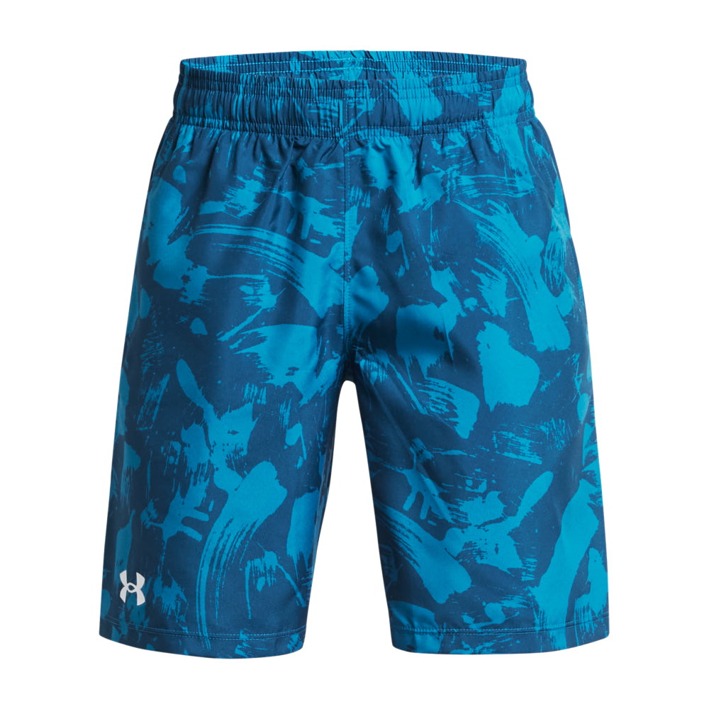 Boys' Under Armour Youth Woven Printed Athletic Shorts - Lightweight Breathable Workout & Basketball Shorts for Kids - Perfect for Sports, Gym, and Casual Wear