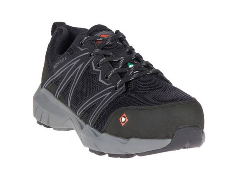 Merrell Fullbench Superlite J17542 Women's Alloy Toe CSA Certified Athletic Work Shoes - Lightweight Safety Footwear for Construction, Warehouse & Industrial Jobs
