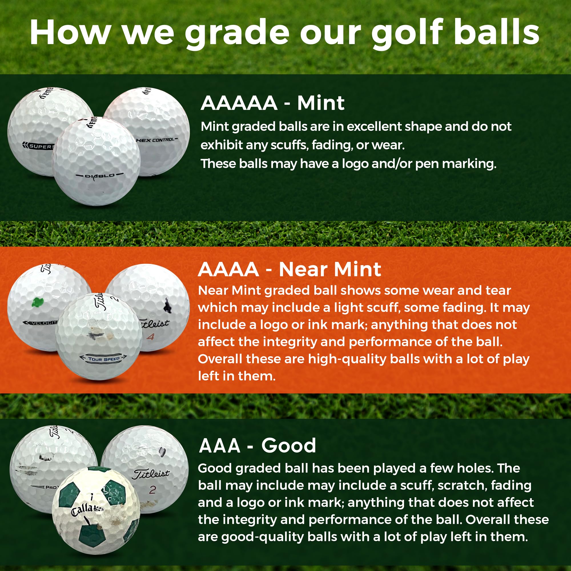 Recycled Titleist ProV1 Golf Balls - for Men & Women | Practice & Training