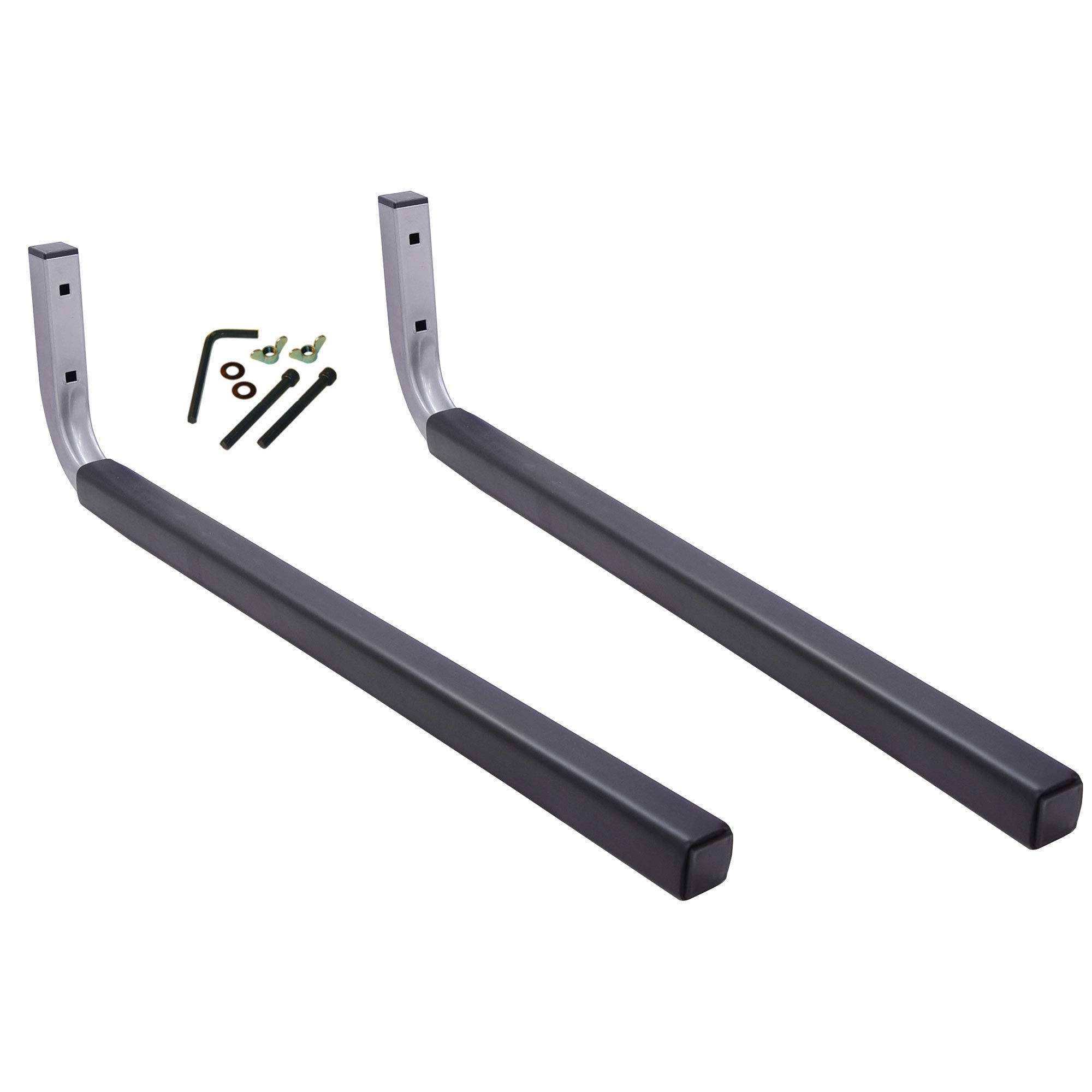 Malone 2 Kayak and 2 SUP Free Standing Storage Rack - Heavy Duty Kayak Stand for Secure Outdoor/Indoor Storage - Perfect for Garage, Backyard, or Dock Organization