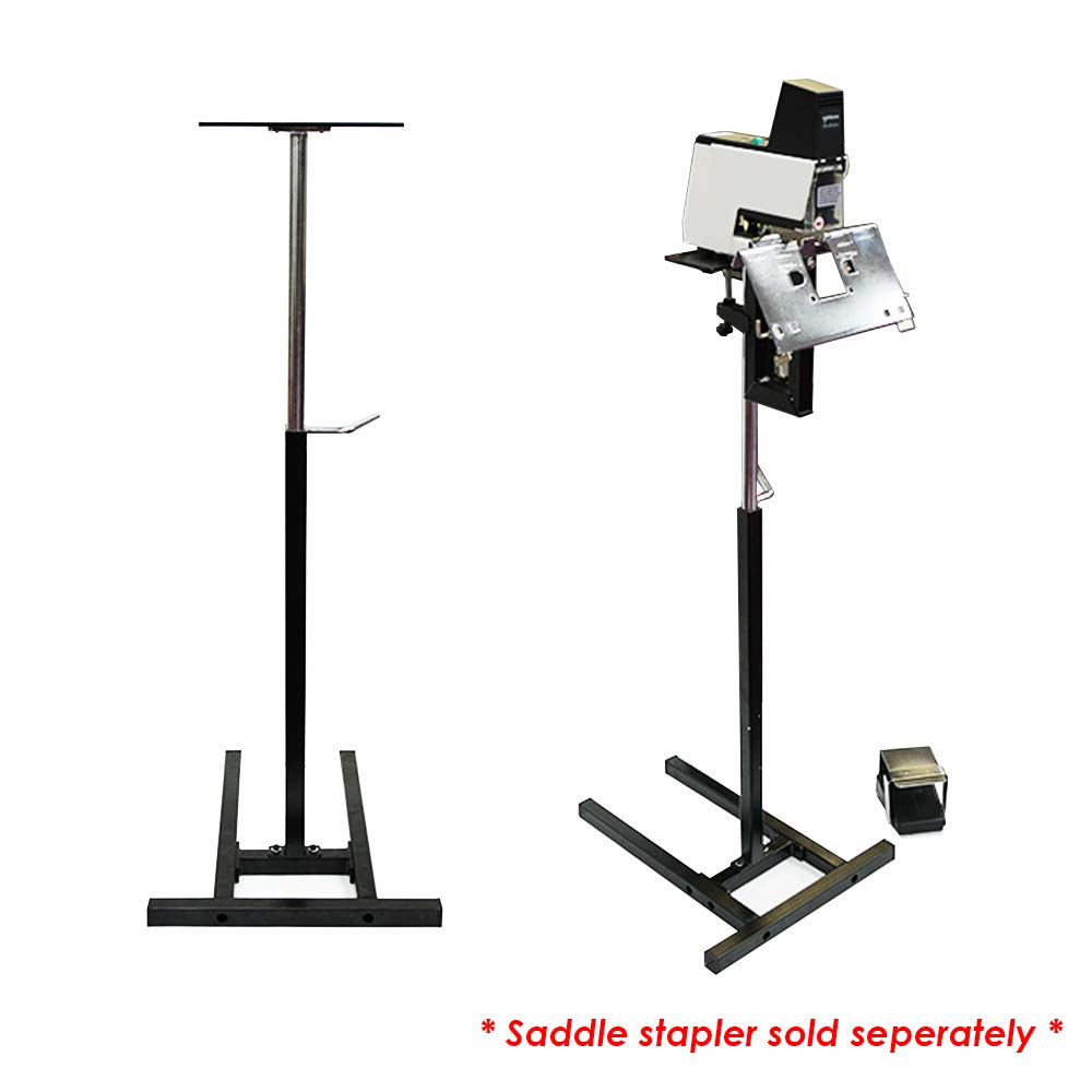 Heavy Duty Stand for Electric Saddle Stitcher - Single & Dual Head Mounting Bracket - Perfect for Bookbinding, Document Finishing & Office Equipment Setup