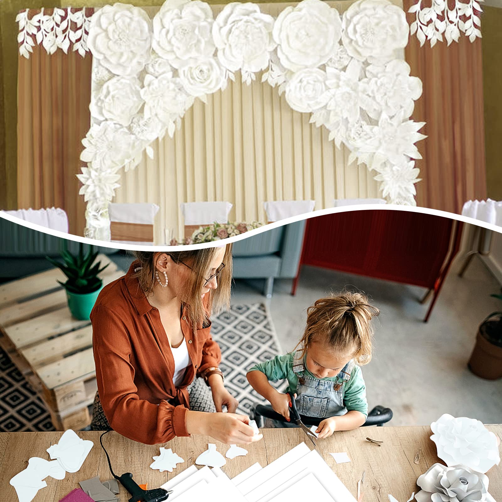 Premium 24-Pack White Cardstock Paper 8.5 x 11 Inches - 80lb Thick Cardstock for Printing, Invitations, Wedding Stationery, DIY Greeting Cards & Craft Projects - Perfect for Business Cards, Menus, Scrapbooking & Home Office Use