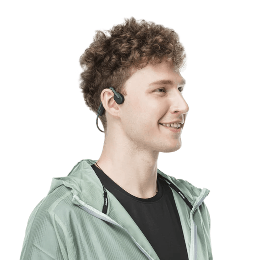 Shokz OpenMove Open Ear Bluetooth Headphones - Wireless Bone Conduction Headset for Running, Cycling & Workouts - Grey (Perfect for Outdoor Sports & Gym)