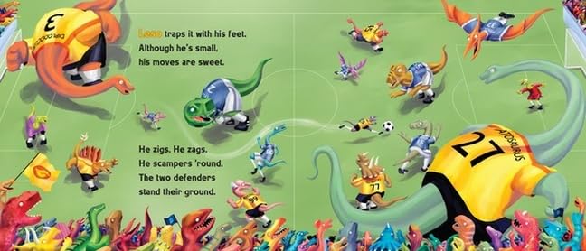 Dino-Soccer (Dino-Sports) - Fun Dinosaur Soccer Game for Kids | Perfect for Birthday Parties, School Activities & Outdoor Play
