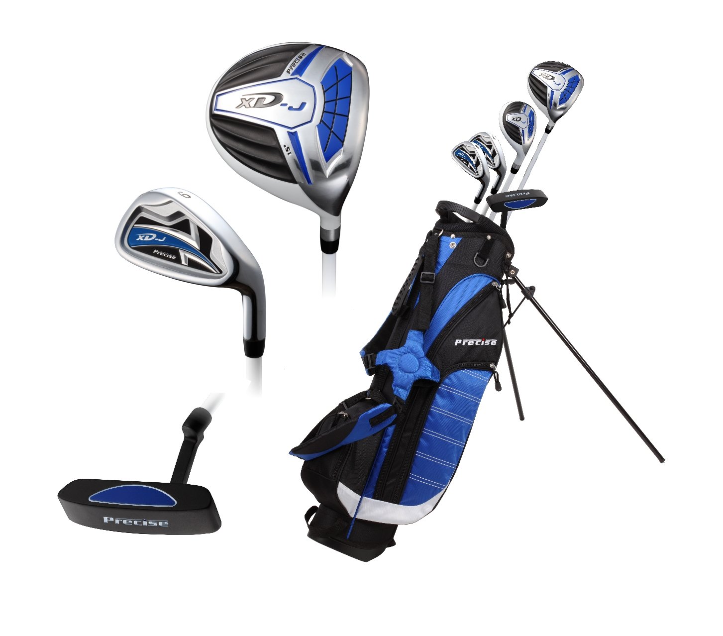 Best Premium Junior Golf Club Set for Kids Age 9-12 - Right & Left Handed - Perfect for Boys & Girls - Ideal for Junior Golf Tournaments, Practice & Backyard Training