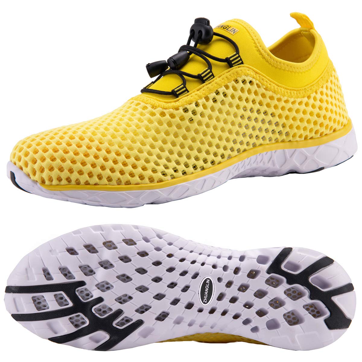 Men's Quick Drying Aqua Water Shoes - Lightweight Swim Shoes for Beach, Pool & Water Sports | Non-Slip Barefoot Water Shoes for Men