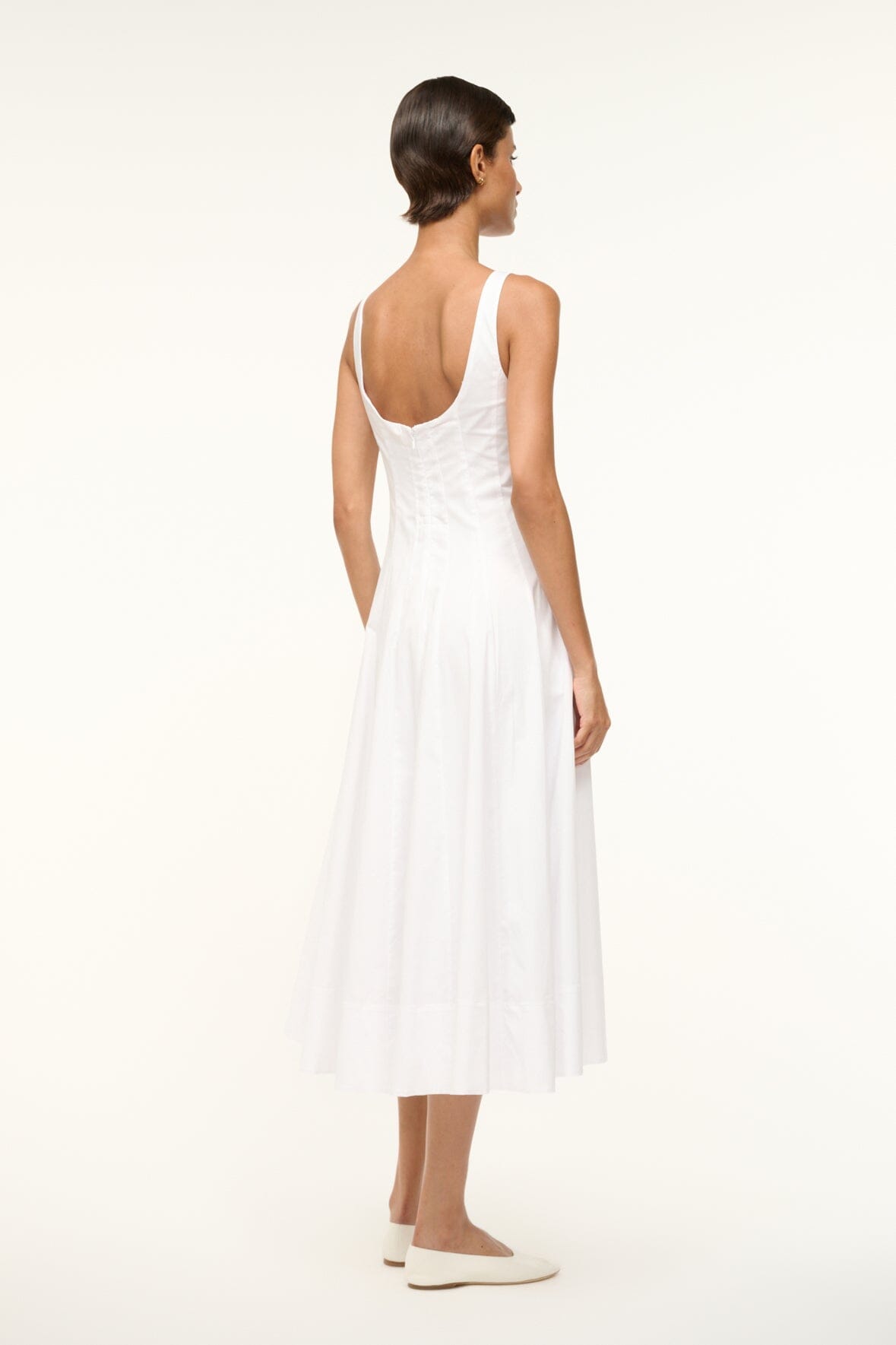 Elegant White Wells Dress for Women - Perfect for Weddings, Parties & Special Occasions