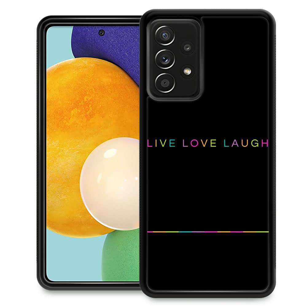 Samsung Galaxy A53 5G Case for Women - Cute Pattern Design, Shockproof & Anti-Scratch Tempered Glass Cover - Compatible with 6.5-inch Samsung A53 Phone - Perfect for Daily Use, Work & Travel Protection
