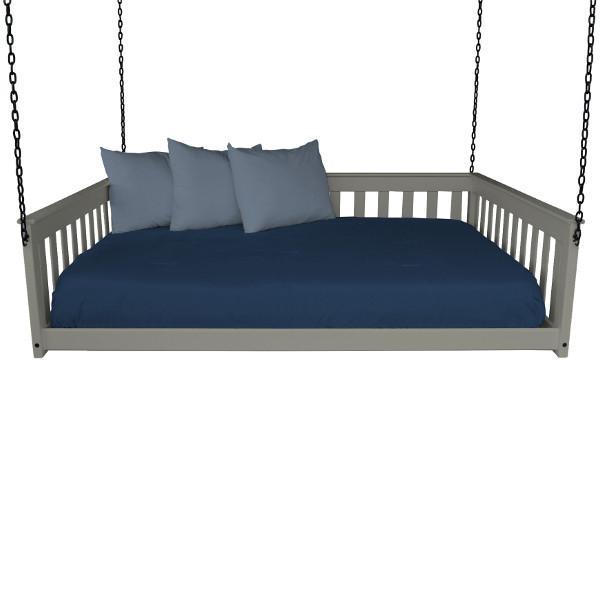 VersaLoft Mission Hanging Daybed with Chain - Outdoor Hammock Swing Bed for Patio, Garden, Backyard Relaxation and Boho Decor