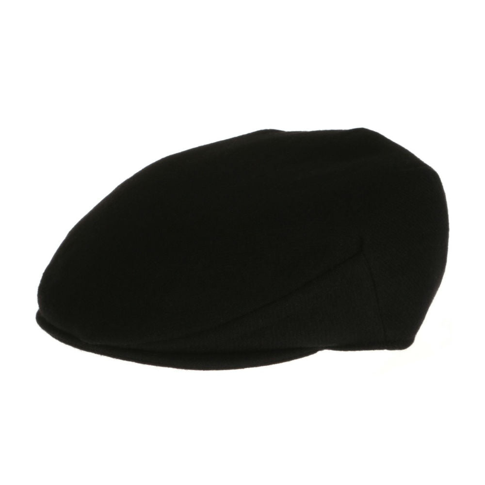 Vintage Black Tweed Driving Cap for Men - Classic Retro Flat Cap for Golf, Hiking & Outdoor Activities - Wool Blend Newsboy Hat for Winter Fashion & Casual Wear