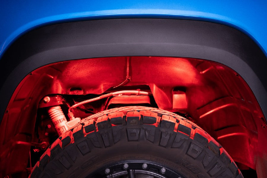 Diode Dynamics Stage Series Single Color LED Rock Light - Red for Off-Road Trucks & Jeeps | Easy Hookup | Waterproof & Durable for Outdoor Adventures
