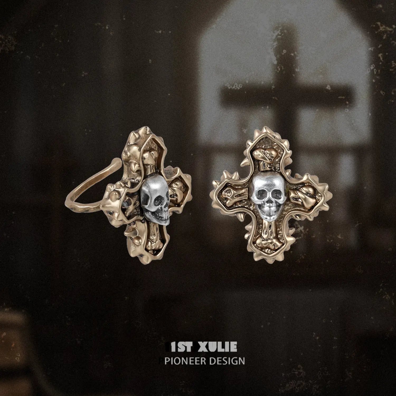 Sinfulness S925 Sterling Silver 18K Gold Plated Vintage Earrings™ - Elegant Jewelry for Women, Perfect for Parties, Weddings & Special Occasions