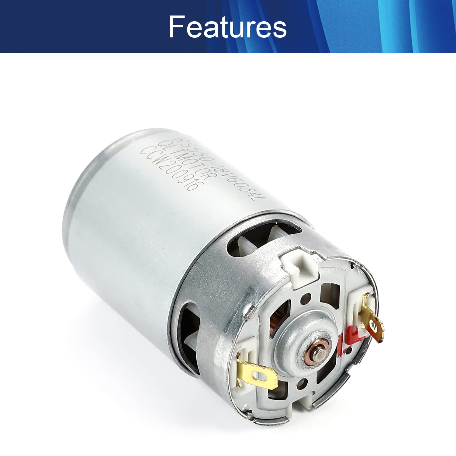 Bettomshin 1Pc High-Speed Electric Gear Motor - 9 Teeth DC 18V 20500RPM Replacement Part for Cordless Screwdrivers - Perfect for DIY Projects, Home Repairs & Professional Tool Maintenance