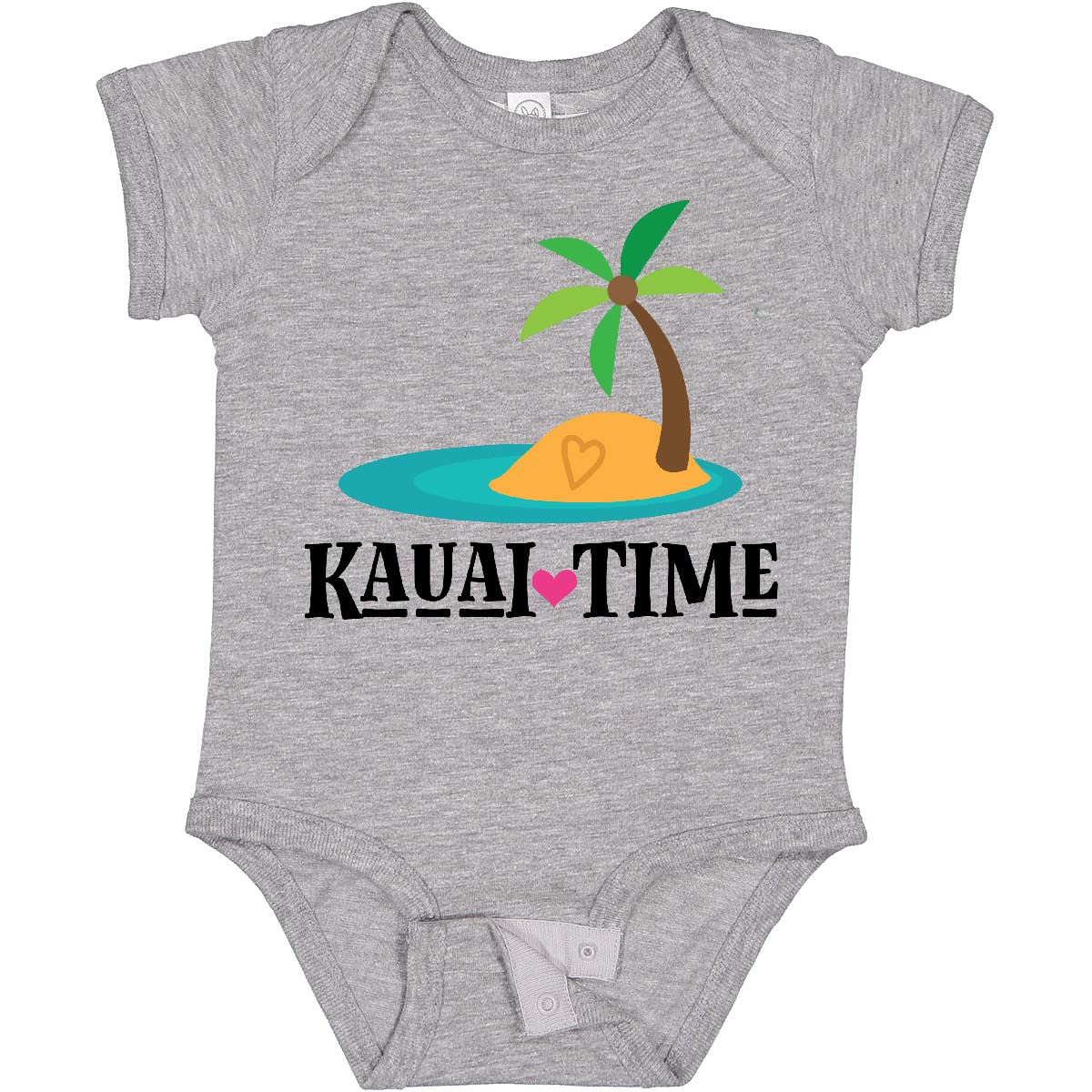 Inktastic Kauai Time Hawaii Island Baby Bodysuit - Cute Hawaiian Themed Onesie for Infants & Toddlers - Perfect for Beach Vacations, Family Photos & Tropical Themed Parties