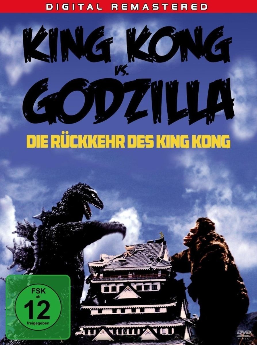 King Kong vs. Godzilla - Classic Monster Movie DVD (1962) | Action-Packed Sci-Fi Film for Movie Nights & Collector's Shelves