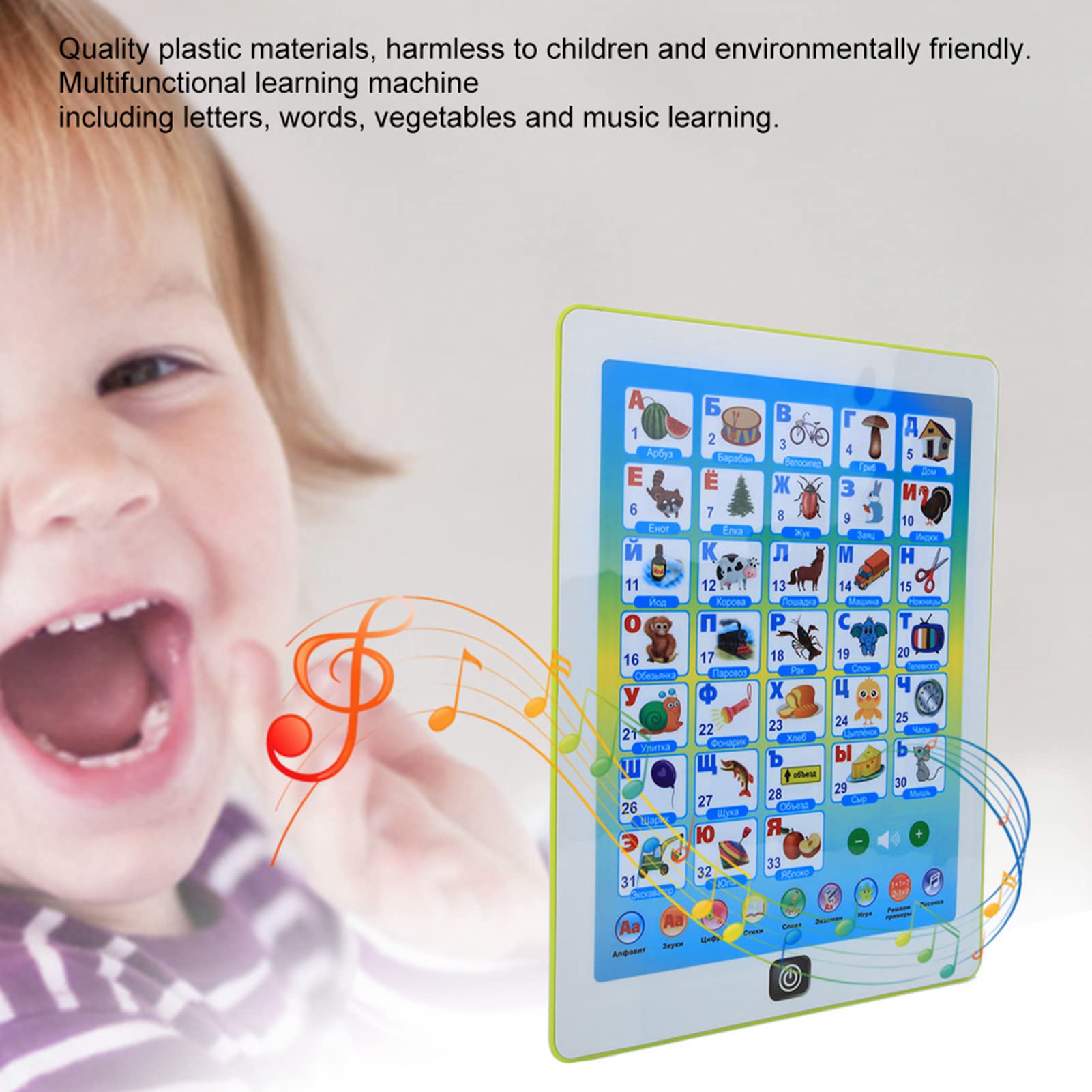 Russian Language Learning Tablet for Kids - Interactive Early Education Toy with Dot Reading Technology | Perfect for Bilingual Learning & Home Schooling
