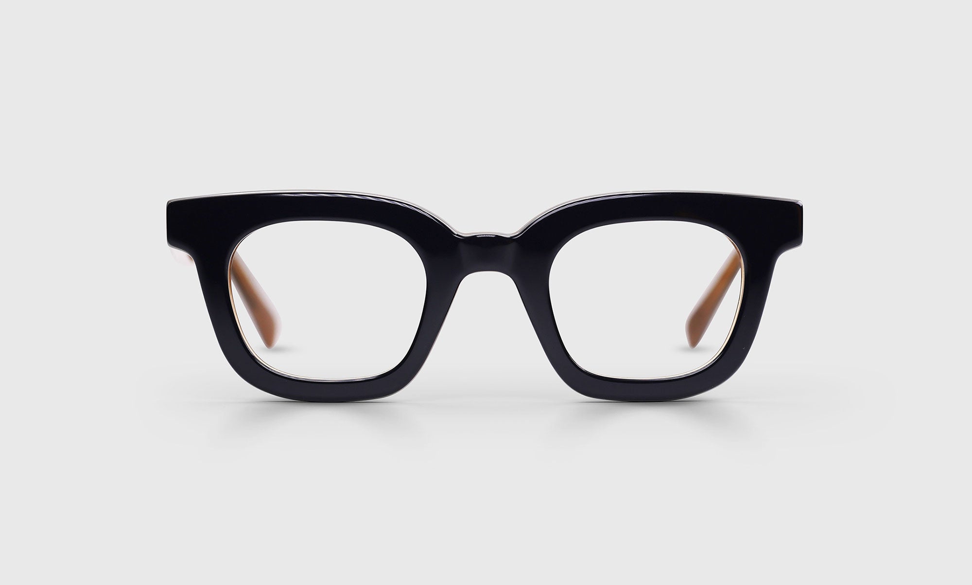 10 - Earth Tone Stripe Front with Blue Grey Temples