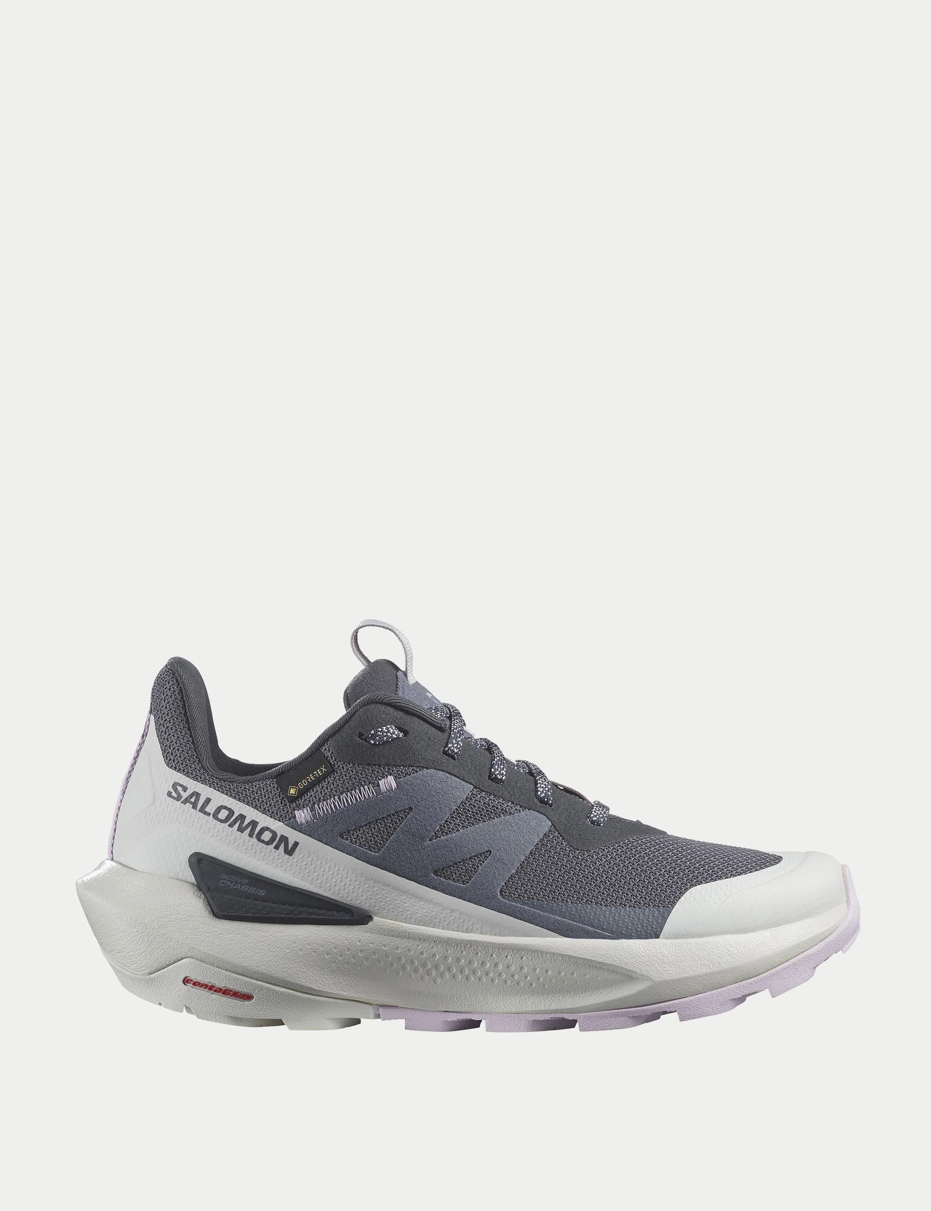Elixir Activ Gore-Tex Waterproof Hiking Boots for Men & Women - India Ink/Glacier Gray/Orchid Petal - Perfect for Outdoor Adventures & Mountain Trekking