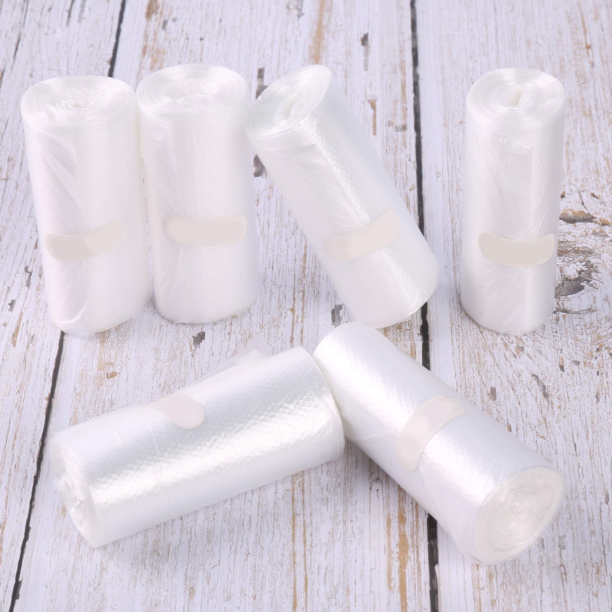 180 Counts Strong Trash Bags - 0.5 Gallon Small Trash Can Liners for Office, Bathroom & Bedroom | Fits 2 Liter Mini Waste Baskets | Durable & Leak-Proof | Clear Disposable Garbage Bags for Home & Office Use
