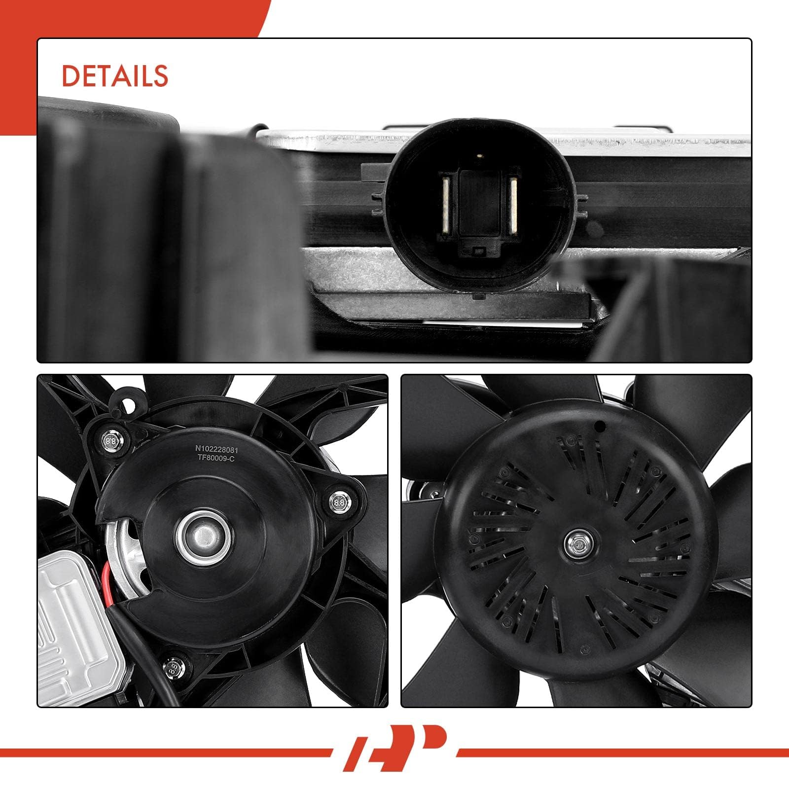 Premium Engine Radiator Cooling Fan Assembly with Controller for Volvo XC60 S60 XC70 S80 V60 V70 (2010-2016 Models) - High-Performance Cooling Solution for Hot Weather & Heavy-Duty Driving