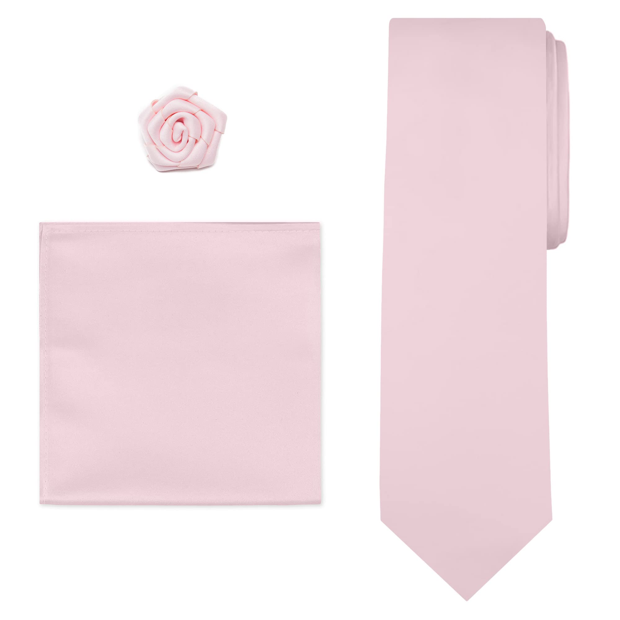 Elegant 3-Piece Rose Lapel Flower Pin Set for Men - Perfect for Weddings, Prom, Suits & Formal Events
