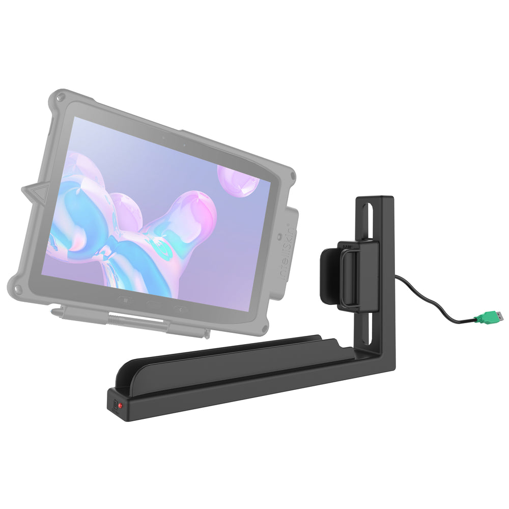 GDS® Slide Dock™ with Drill Down Attachment for IntelliSkin® Next Gen (RAM GDS DOCK G7 NGU) - Perfect for Truck & Vehicle Mounting of Tablets & Mobile Devices