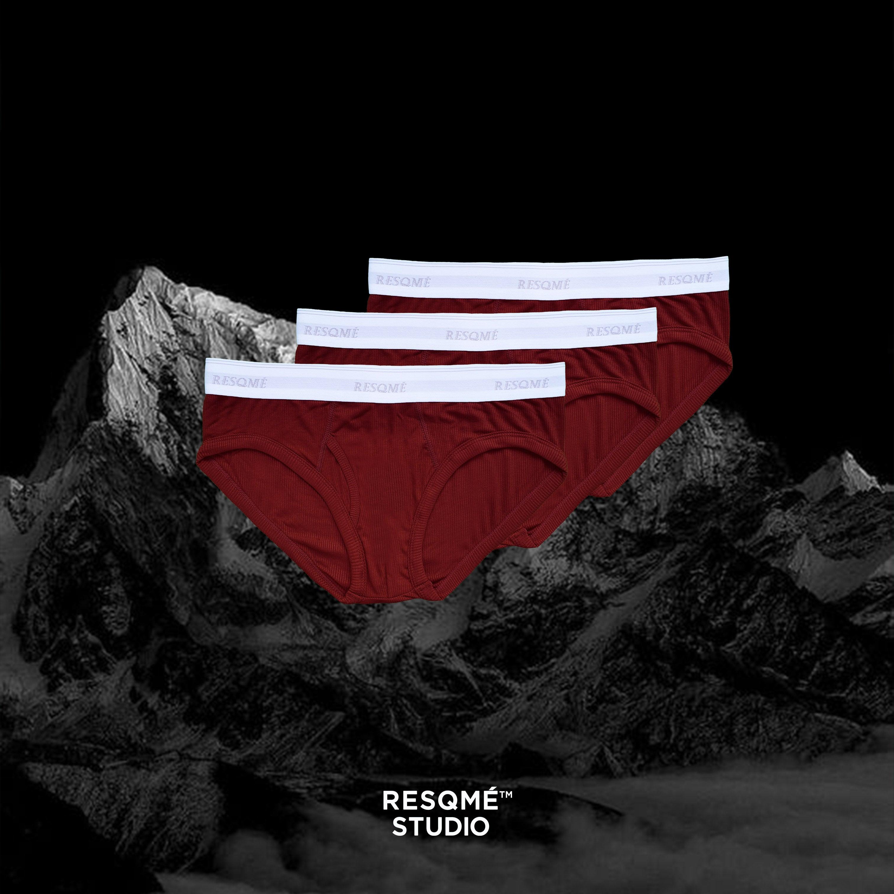 3 Pack NMD Solid Brief Men's Underwear - Soft Comfortable Boxer Briefs for Everyday Wear & Gym Workouts - Save 20% Today
