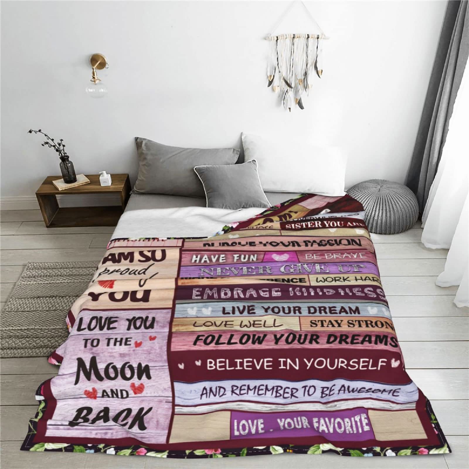 Premium Flannel Throw Blanket 80