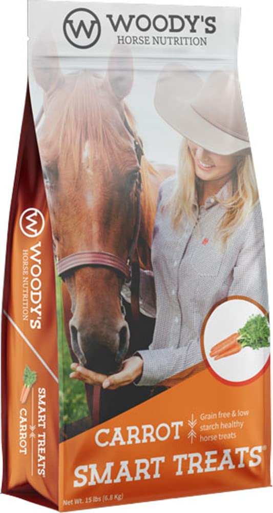 Woodys-Bci Carrot Smart Treats 15LB - Healthy Natural Dog Training Rewards for Small & Large Breeds - Perfect for Obedience Training, Behavior Rewards & Daily Snacks