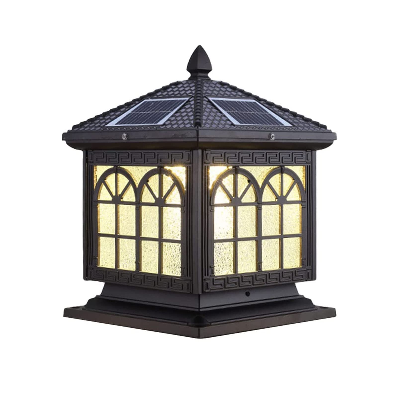 **Solar Powered Waterproof LED Fence Post Cap Lights - Outdoor Garden Pillar Lighting for Pathways, Driveways & Decorative Landscaping**