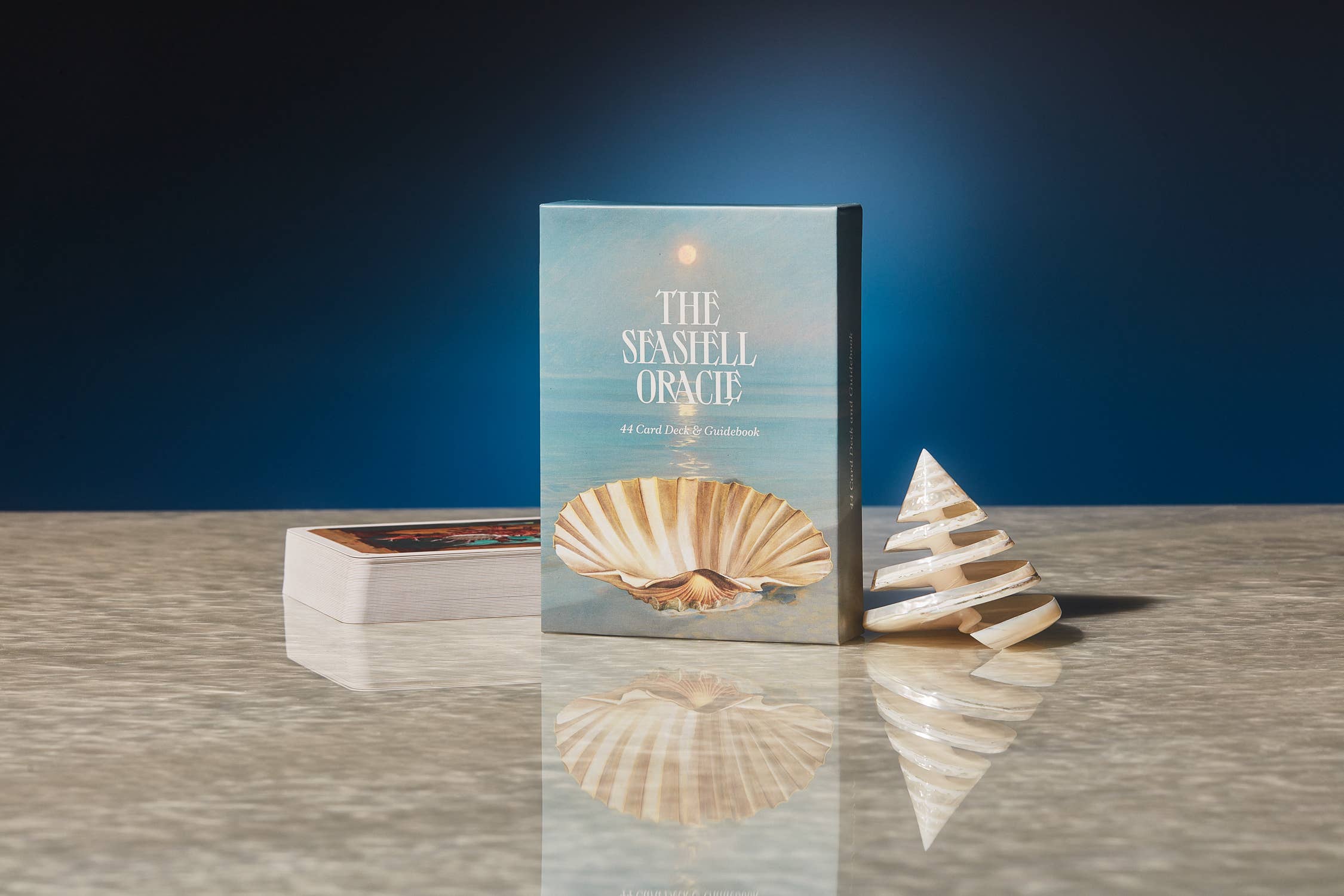 The Seashell Oracle Deck and Guidebook – 44-Card Divination Set with Spiritual Guidance – Perfect for Tarot Readings, Meditation, and Intuitive Healing