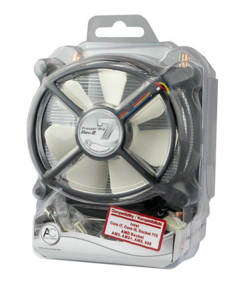 Arctic Cooling Freezer 7 Pro Rev.2 CPU Cooler - Compatible with Intel & AMD Processors - Perfect for Gaming PCs and High-Performance Workstations