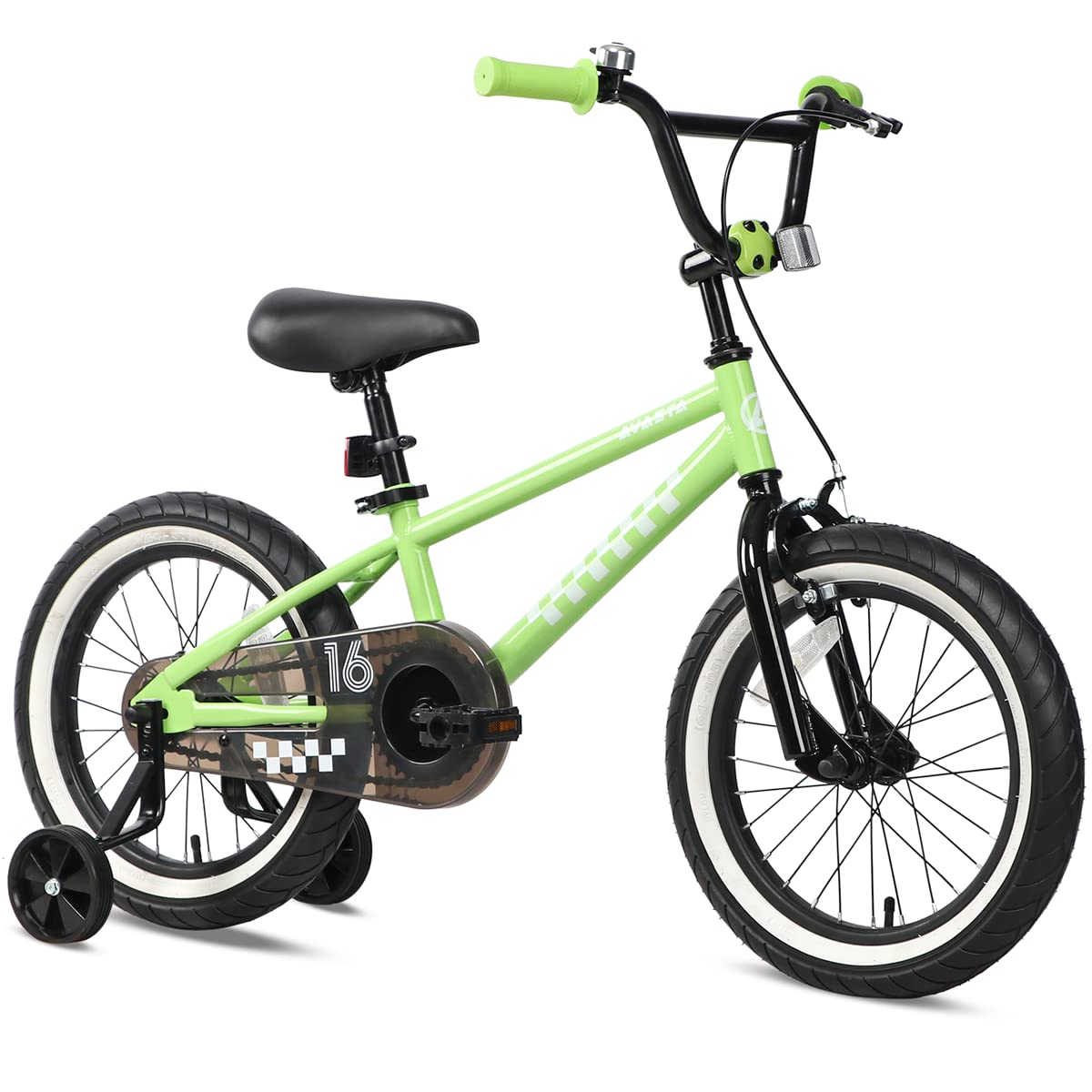 **Glerc 12-16 Inch Kids Bike with Training Wheels - Toddler & Children Bicycle for Boys & Girls Ages 2-8 - Perfect for Learning to Ride, Outdoor Play & Neighborhood Adventures**