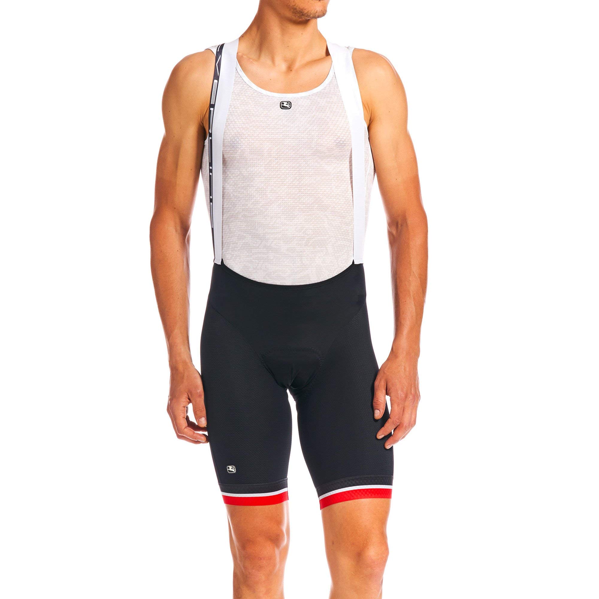 Giordana Men's Silverline Cycling Bib Shorts - High-Performance Bike Shorts for Road & Mountain Biking - Comfortable & Breathable for Long Rides & Training