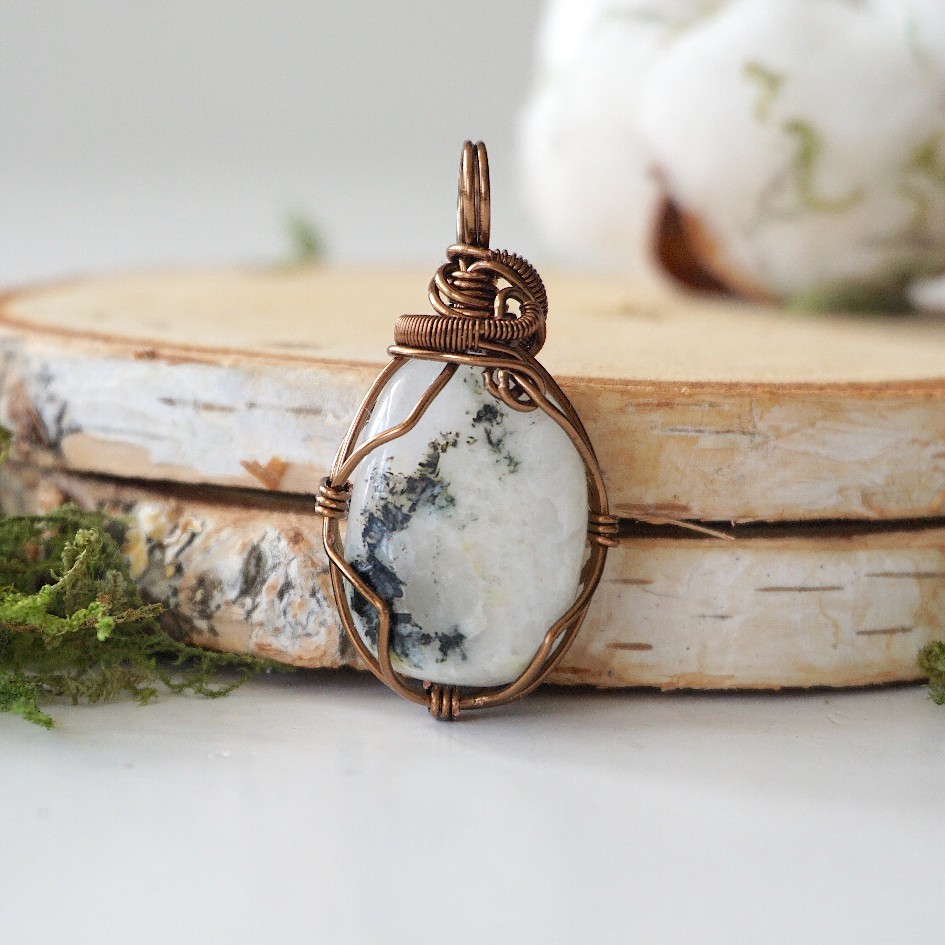 Rainbow Moonstone Necklace in Antique Bronze - Elegant Boho Jewelry for Women, Perfect for Weddings, Parties & Everyday Wear