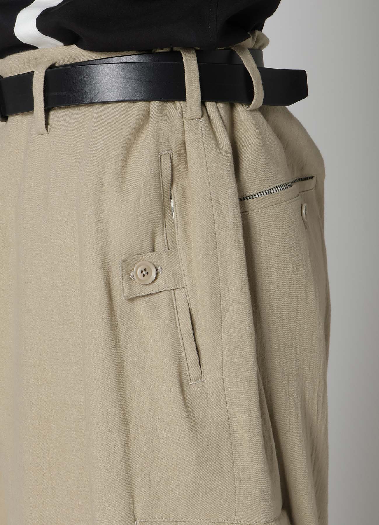 Soft Cotton Linen Viyella Wide Leg Pants with Adjustable Waist Tab - Comfortable & Stylish for Casual Wear, Office, and Travel