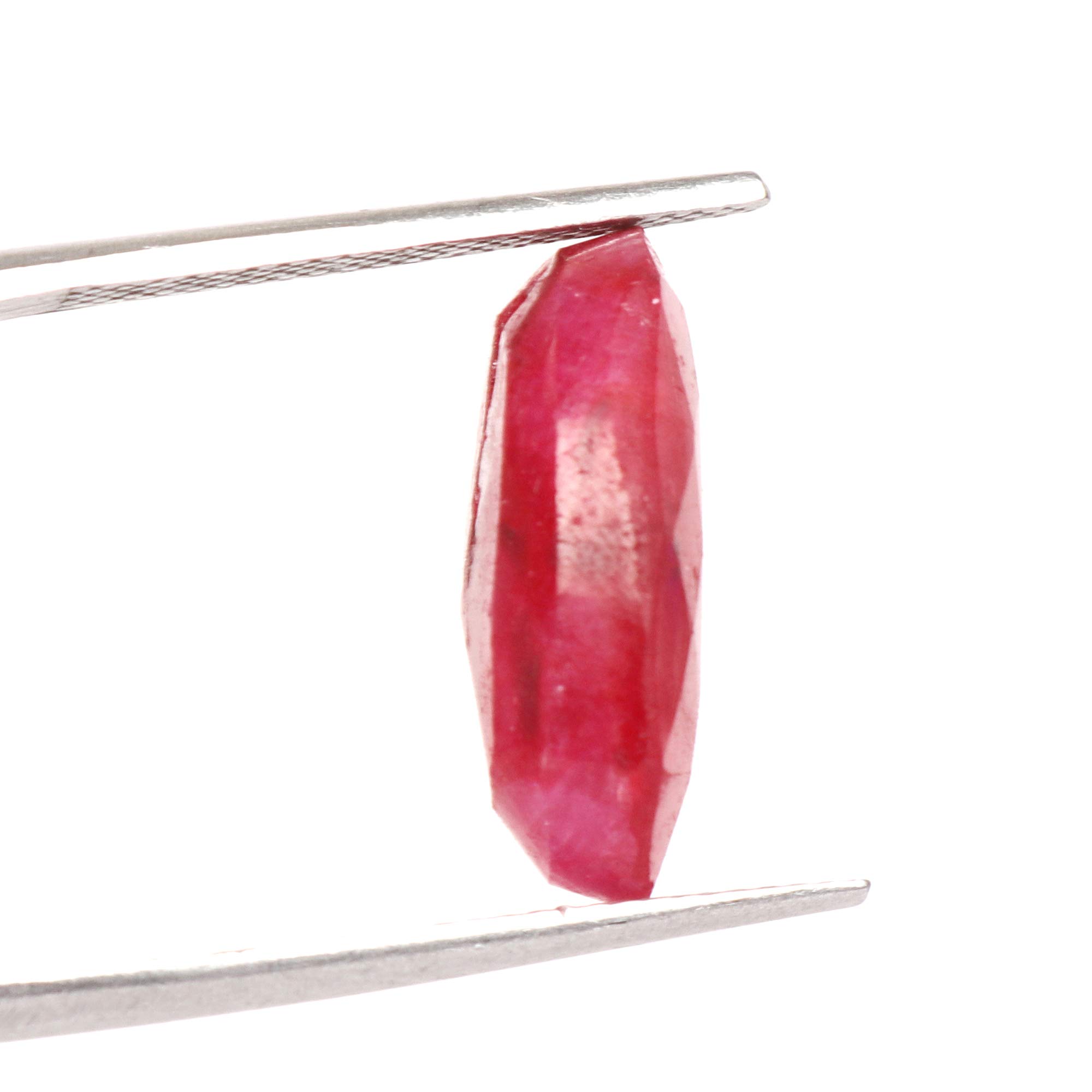 10.70 Ct Natural African Blood Red Ruby Gemstone - Oval Cut Certified Loose Ruby for Jewelry Making, Engagement Rings & Luxury Gifts