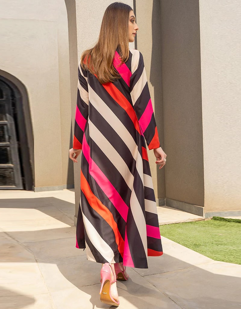 Stylish Black Korean Bsy Kaftan - Elegant Loose Fit Maxi Dress for Women | Perfect for Beach, Vacation & Summer Outfits
