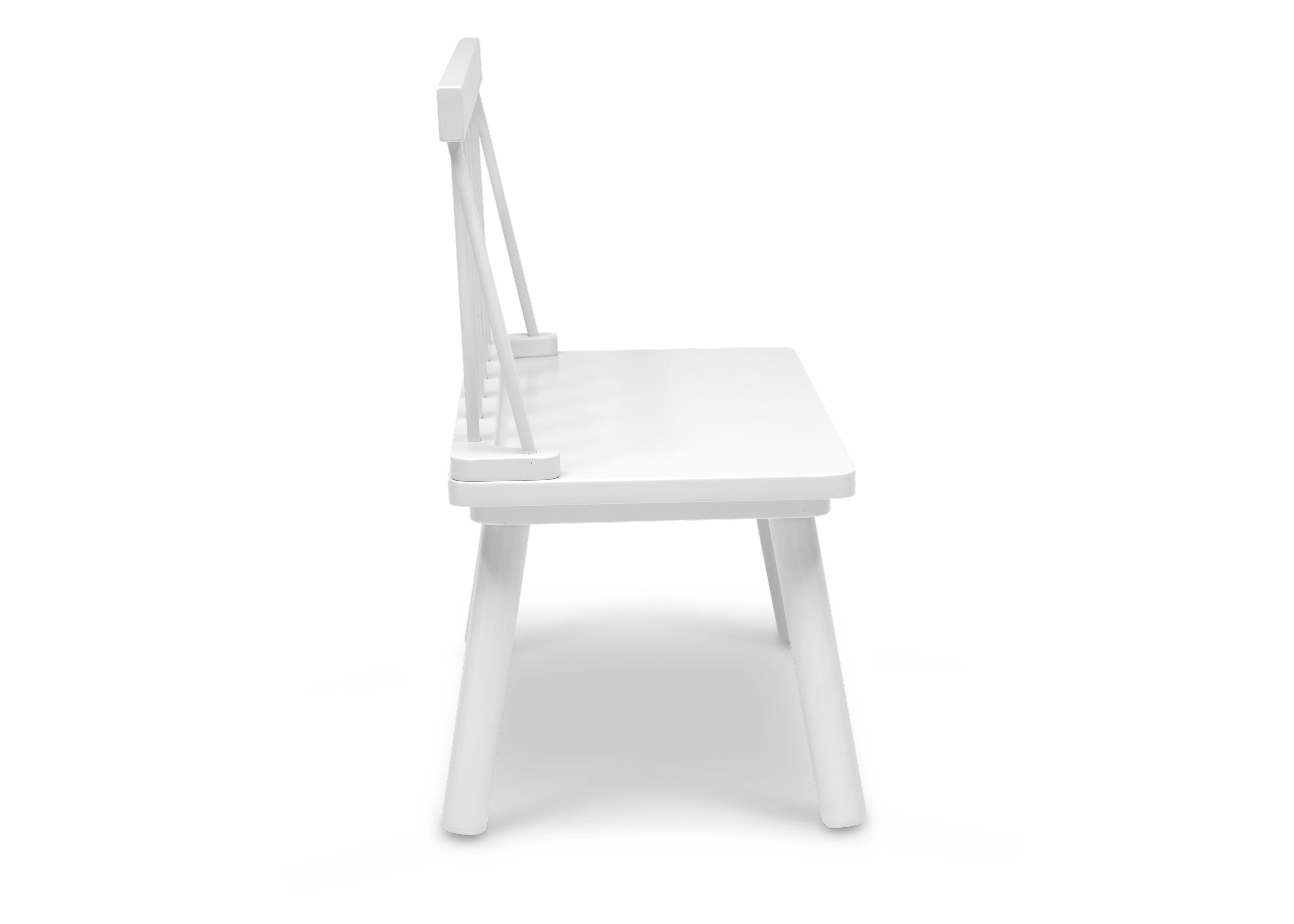 Kids Wooden Windsor Bench - Solid Wood Children's Chair for Playroom, Nursery & Bedroom - Perfect for Reading, Drawing & Relaxing