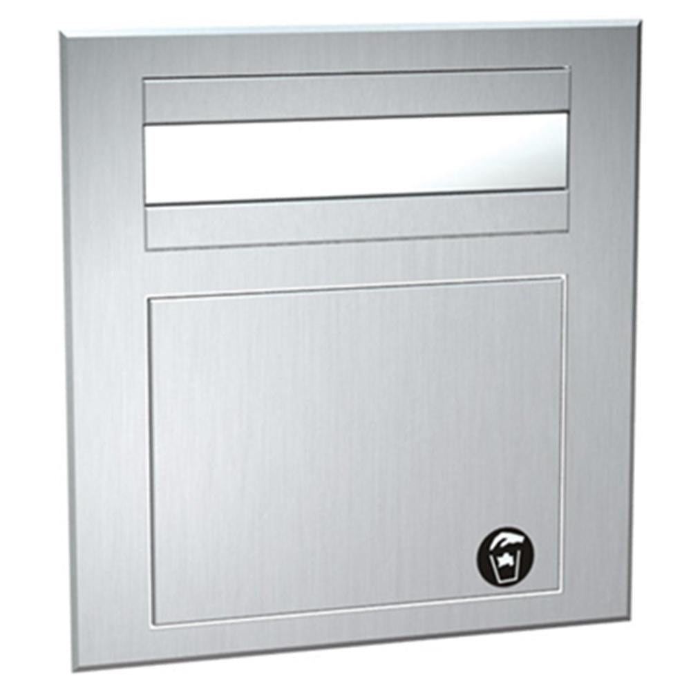 ASI 1001 Paper Towel Dispenser & Waste Receptacle Counter Top in Satin Finish - Perfect for Restaurants, Offices, and Home Kitchens