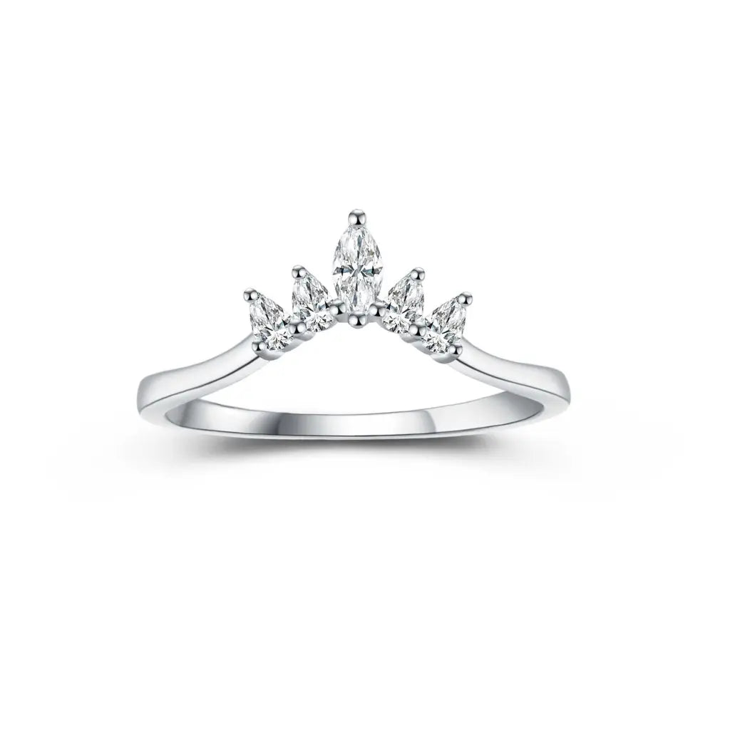 Chloe's Tiara Band - Elegant Rhinestone Headband for Women & Girls - Perfect for Weddings, Parties, and Special Occasions