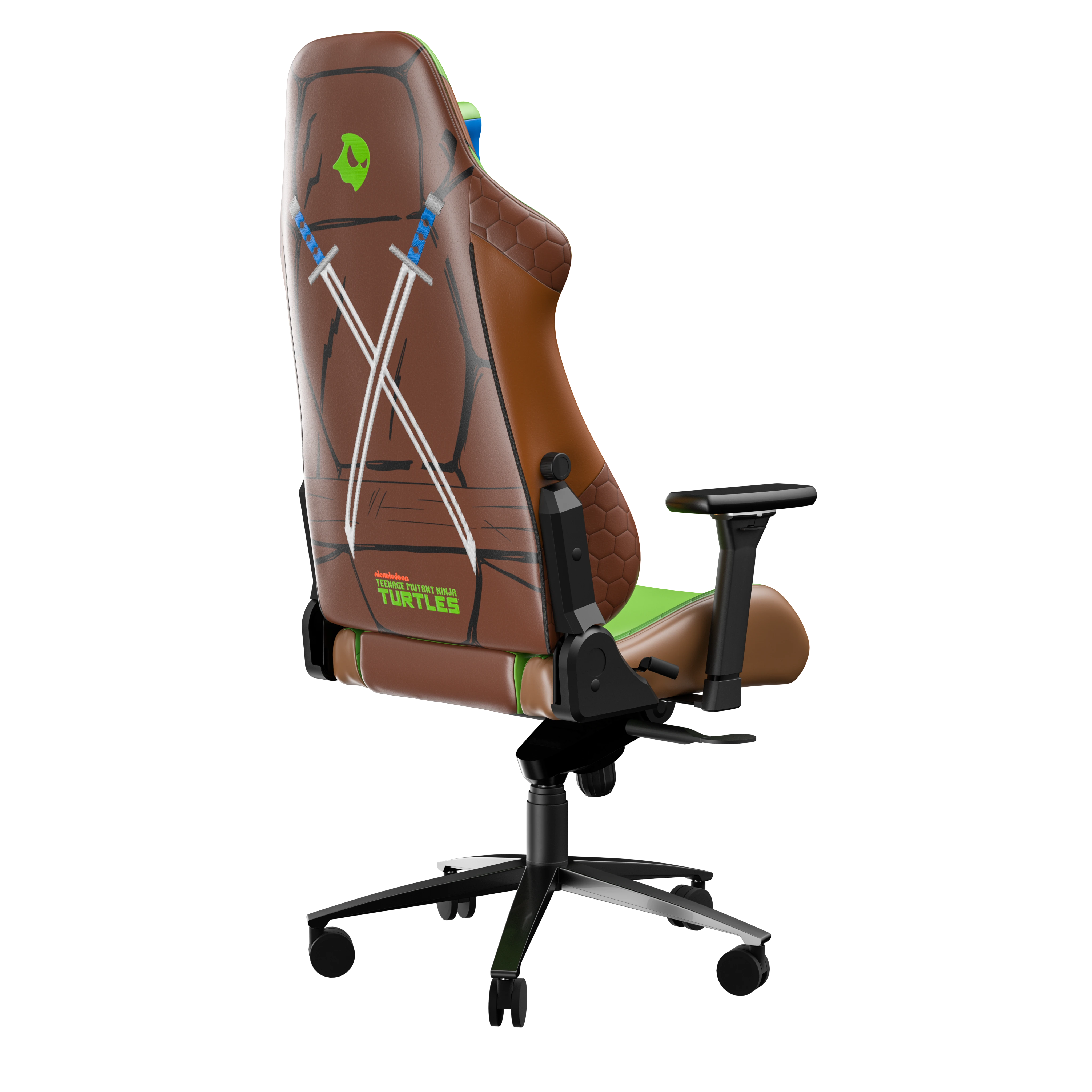 TMNT Leonardo Limited Edition Gaming Chair - Sentinel Series - Ergonomic Design for Comfortable Gaming & Office Use - Perfect for Teen & Adult Gamers