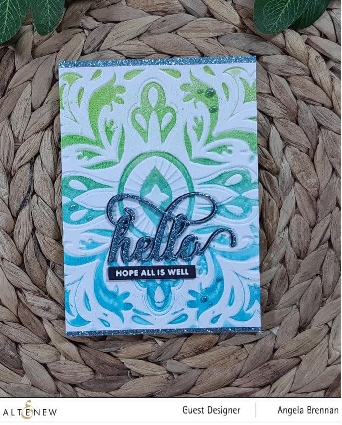 Fantasy Emblem 3D Embossing Folder for Card Making & Scrapbooking - DIY Paper Craft Supplies